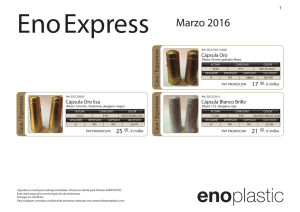Eno express 2016 - Enoplastic Med Cápsulas vino y Cava