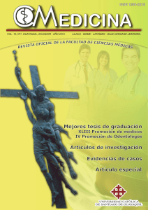 Portada 16-1 - Revista Medicina - Universidad Católica de Santiago