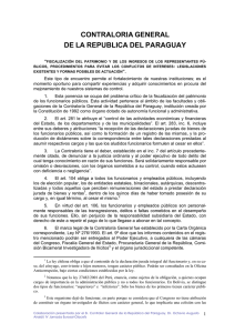 2. Contraloría General República del PARAGUAY.