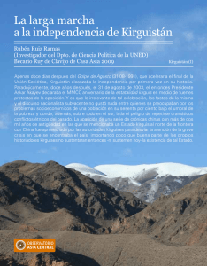 La larga marcha a la independencia de Kirguistán