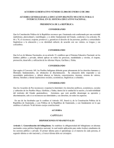 Decreto del 12 de enero de 2004 - Asamblea Nacional de Nicaragua