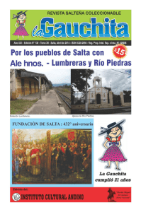 N°130 - Revista La Gauchita - Salta
