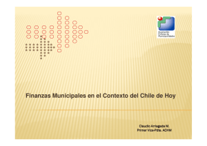 Finanzas Municipales en el Contexto del Chile de Hoy