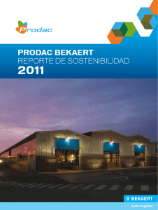 prodac bekaert reporte de sostenibilidad