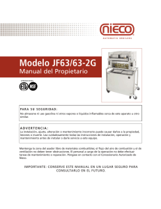 Nieco JF63G Manual_Spanish_Q9_JF63G English Manual