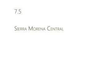 sierra Morena Central - Centro de Estudios Paisaje y Territorio