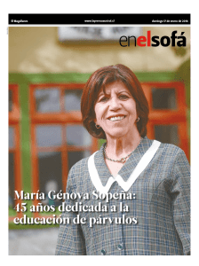 María Génova Sopeña: 45 años dedicada a la