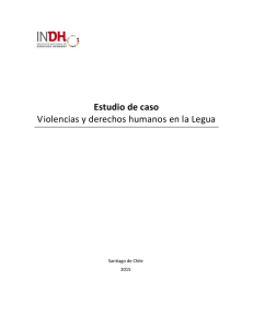 Estudio de caso Violencias y derechos humanos en la Legua