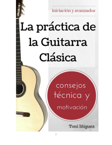 pages la práctica de la guitarra. agosto 2015
