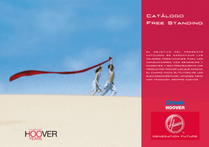 catálogo free standing - Hoover