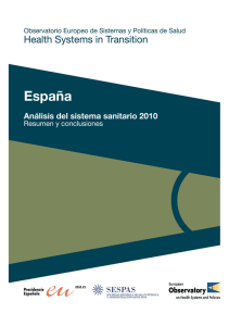 resumen y conclusiones - Ministerio de Sanidad, Servicios Sociales