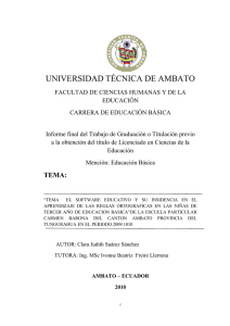 TEMA - Repositorio Universidad Técnica de Ambato