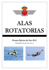 Premio Aula Escolar Aérea 2015 - Alas rotatorias