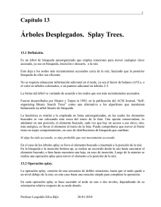 Árboles desplegados(splay trees)