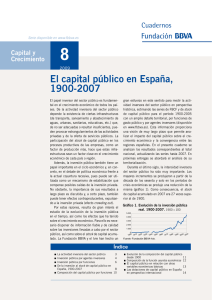 El capital público en España