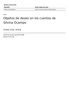 Objetos de deseo en los cuentos de Silvina Ocampo