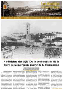 la construcción de la torre de la parroquia matriz de la Concepción
