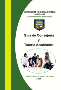 Guía de Consejería y Tutoría Académica