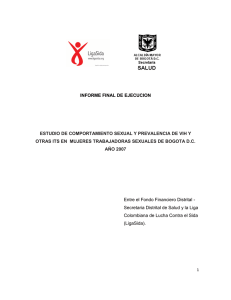 Estudio MTS 2007 Bogota - Secretaría Distrital de Salud