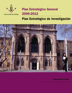 ÍNDICE Plan Estratégico General 2006-2012