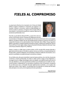 Fieles al compromiso - Asociación de la Prensa de Madrid
