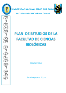 plan de estudios fccbb - 2014-i - Universidad Nacional Pedro Ruiz