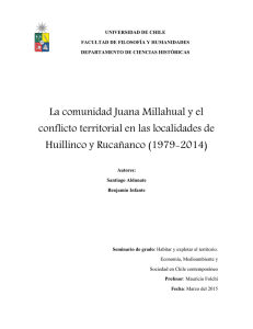 La comunidad Juana Millahual y el conflicto territorial en las