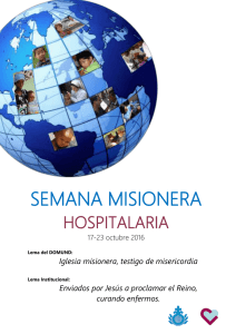 semana misionera - Orden Hospitalaria de San Juan de Dios