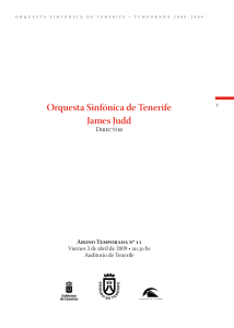 Orquesta Sinfónica de Tenerife James Judd