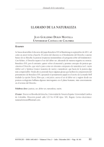 Imprima este artículo - Universidad Católica de Colombia