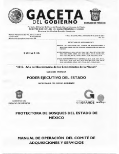 PODER EJECUTIVO DEL ESTADO PROTECTORA DE BOSQUES