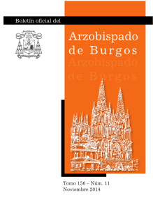 Boletín Noviembre 2014 - Archidiócesis de Burgos