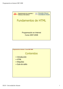 Fundamentos de HTML - RUA