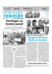 Cienfuegos en Festival juvenil