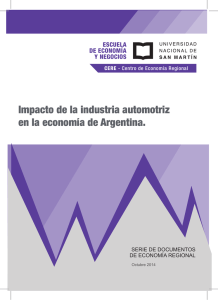 Impacto de la industria automotriz en la economía de Argentina.
