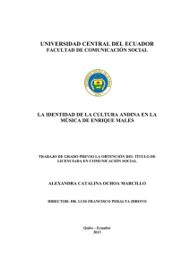 universidad central del ecuador facultad de comunicación social la