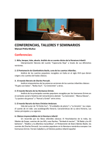 Programa Conferencias - El Caballero de los Alerces