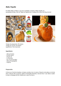 Chef Luis Perrone Baba Tequila Baba Au Tequila