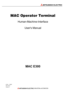 MAC E300 - User's Manual 65592-B (10.98)