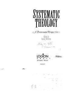 00055 Horton Systematic Theology Part 1