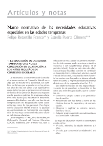 Felipe Retortillo Franco marco normativo necesidades educativas especiales