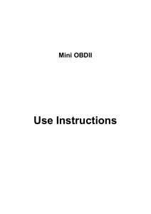 Mini OBDII for Android English