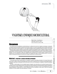 Enfoque sociocultural (Vygotsky)