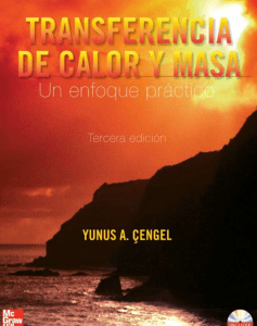 Transferencia de Calor y Masa - Yunus Cengel - Tercera Edicion