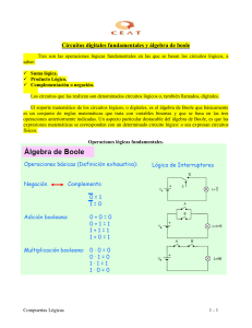 3 Algebra de Boole