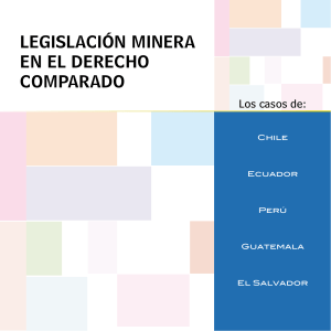 Legislación minera comparada