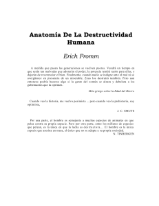 Fromm,Anatomia de la destructividad humana