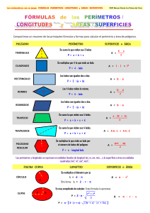 Apuntes y Formulas Perimetro Area