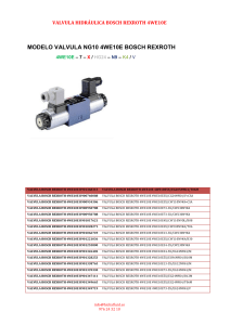 VALVULA BOSCH REXROTH 4WE10E