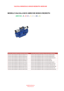 VALVULA BOSCH REXROTH 4WEH10D